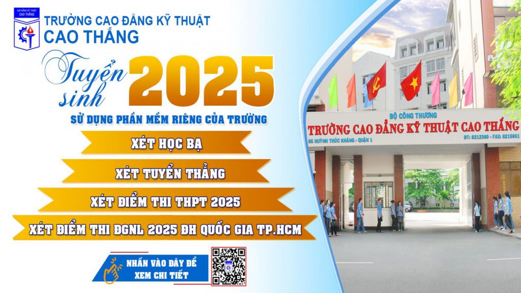 Thông tin tuyển sinh cao đẳng chính quy 2025