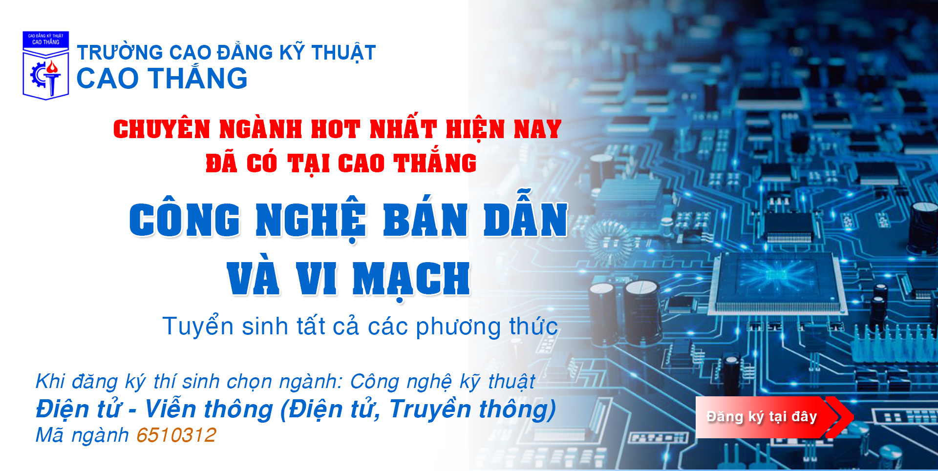 Công nghệ Kỹ thuật Điện tử – Viễn thông (Điện tử, Truyền thông): Mục tiêu đào tạo, chuẩn đầu ra, vị trí việc làm